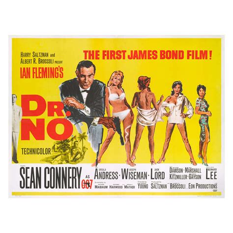 "Dr. No," Film Poster For Sale at 1stDibs