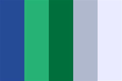 Blue Green Gray Color Palette