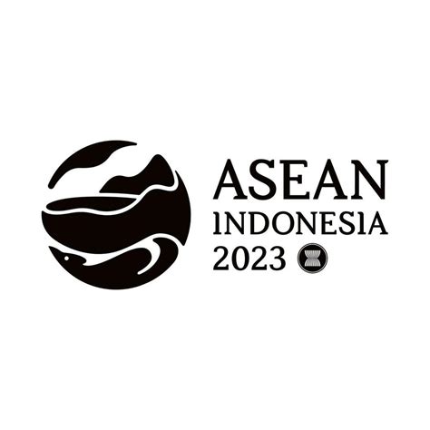 ASEAN logo design banner, ASEAN 2023 logo icon with a 2-tone color ...