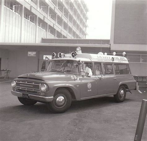 The first LA City paramedic unit, Rescue Ambulance 53 at Harbor General ...