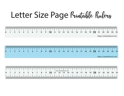 Free Printable Blank Ruler Templates [10 Cm, Inch, Paper] +PDF