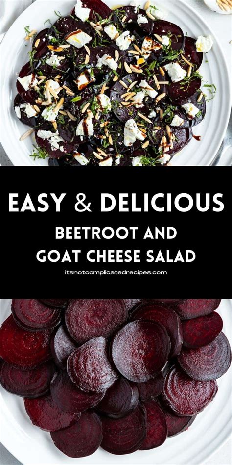 Beetroot and Goat Cheese Salad - It's Not Complicated Recipes