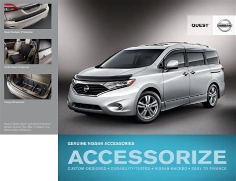 Nissan Quest | Accessories Brochure | Nissan USA