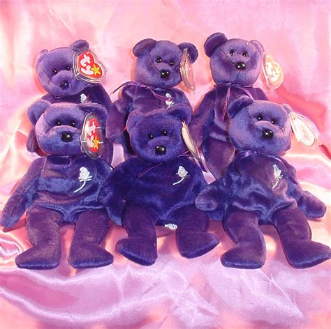 6 TY PRINCESS DIANA 1ST EDITION BEANIE BABIES 1997 RARE | eBay