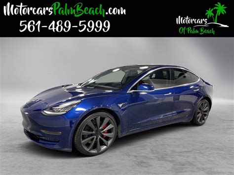 Used 2018 Tesla Model 3 For Sale (Sold) | Motorcars of Palm Beach Stock ...