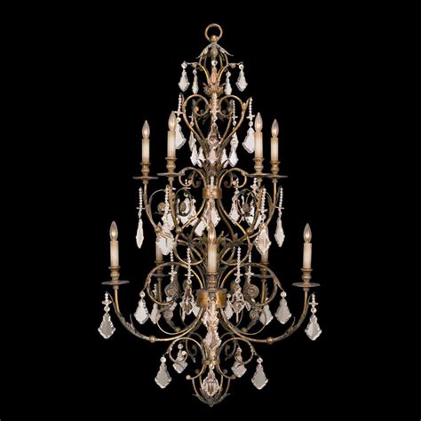 Fine Art Lamps Verona 180940ST Ten-Light 36'' Wide Grand Chandelier ...