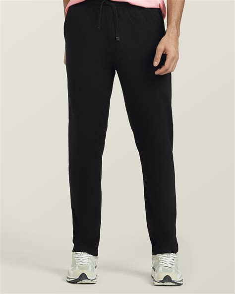 Buy Men's Black Track Pants Online at Bewakoof