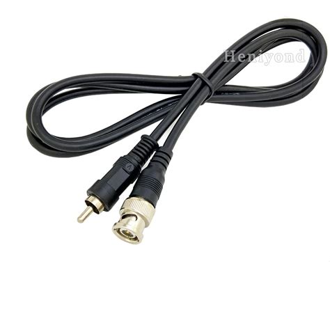 High Quality 1PC 1.5M BNC to AV cable bnc to rca male adapter video recorder tv line q9 ...