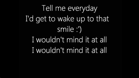 I Wouldn't Mind - Lyrics Chords - Chordify