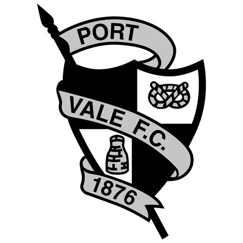 Port Vale FC Logo Black and White – Brands Logos