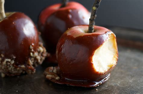 Spooky Honey Caramel Apples for Halloween - Nourished Kitchen