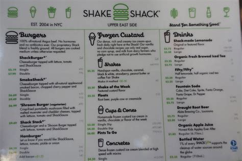 Shake Shack NYC Review and Menu