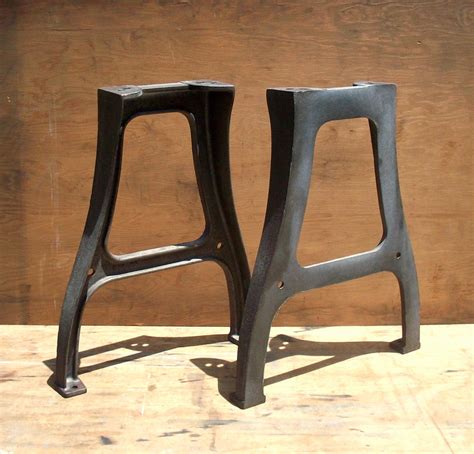 Vintage Industrial Metal Factory Table Legs / PAIR / by urgestudio