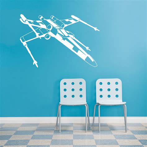 X Wing Wall Decal Star Wars Wall Decals Sticker Large Star Wars Decals ...