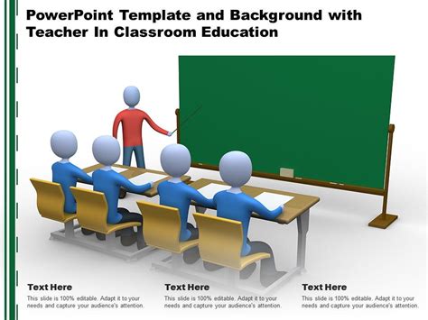 Powerpoint Template And Background With Teacher In Classroom Education | Presentation Graphics ...