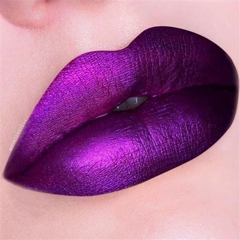50 Trending Purple Lipstick Shades For 2024 | Purple lipstick, Purple ...