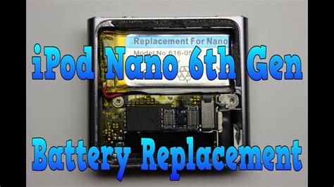 DIY Apple iPod Nano 6th Generation Battery Replacement Step By Step ...