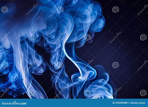 Colorful Smoke Vapor on Black Background Stock Photo - Image of fire ...