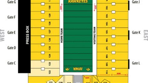 Iowa Football Seating Chart