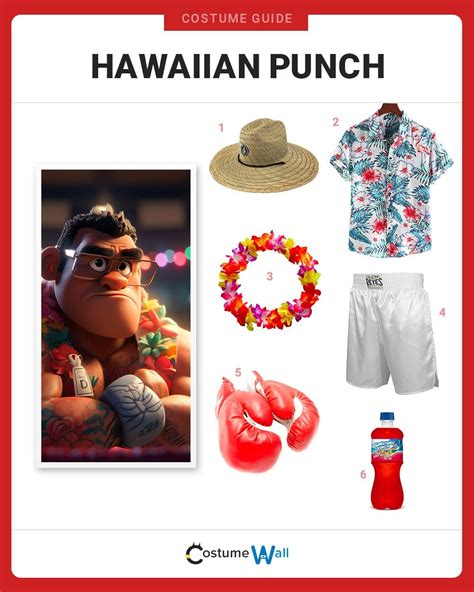 Dress Like Hawaiian Punch Costume | Halloween and Cosplay Guides