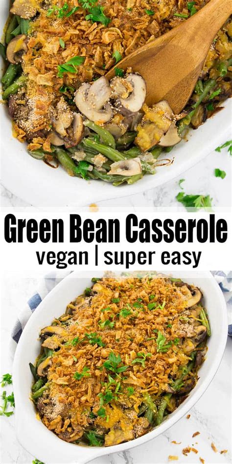 Vegan Green Bean Casserole - Vegan Heaven