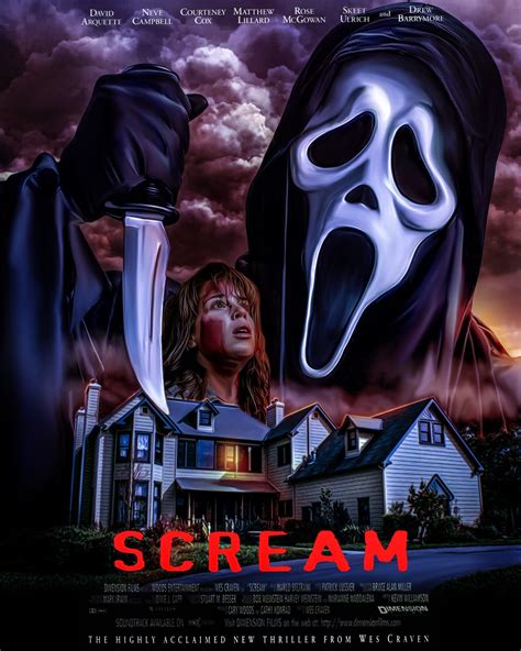 Scream (1996) [1500 x 1875] | Horror movie posters, Horror posters ...