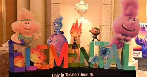 CinemaCon 2023 Sneak Peak: Pixar Showing Off New Elemental Standee