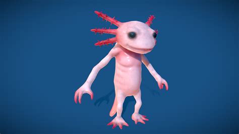 Axolotl wip - 3D model by the7isbest [ee7a301] - Sketchfab