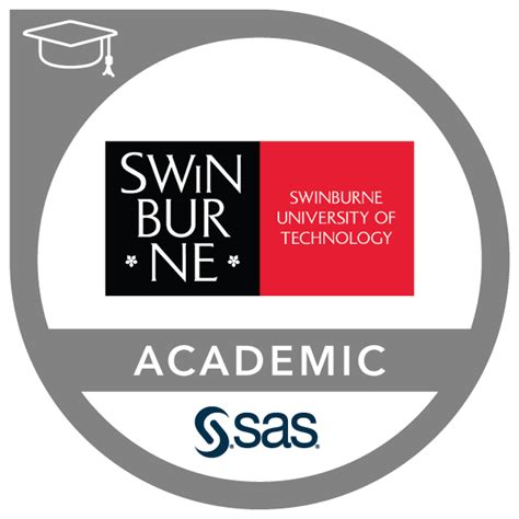 SAS – Swinburne University of Technology Academic Specialisation in Analytics - Credly