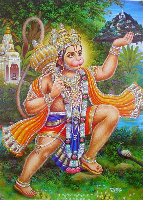 Hanuman Lifting Sanjeevani Mountain Images