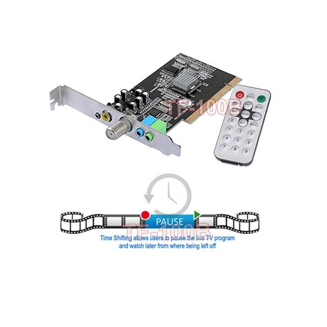 Universal TV FM Tuner Card + DVR Card For Desktop PC Win8 Win7 Win XP ...