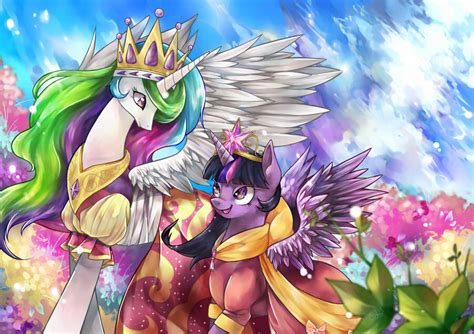 Princess Celestia and Princess Twilight Sparkle - My Little Pony ...