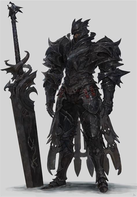 Men in fantasy art | Concept art characters, Knight armor, Dragon armor