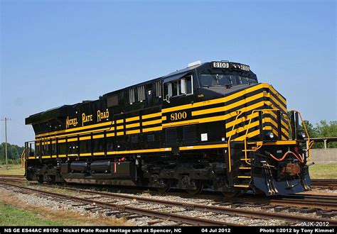 NS GE ES44AC #8100 Nickel Plate Road Heritage Unit Photo Page