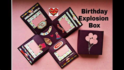 Explosion Box Tutorial DIY Explosion Box/How To Make, 59% OFF