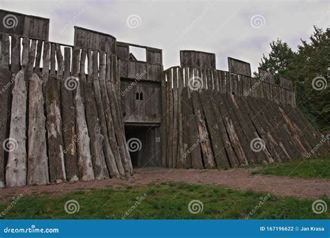 Viking Fortress in Trelleborg - Sweden - Fortification Stock Photo - Image of fortresstresses ...