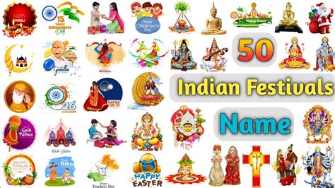 Festivals of India ll 50 Indian Festivals Name In English With Pictures ...