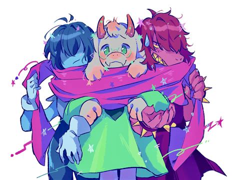 Ralsei (deltarune), Kris (deltarune), Deltarune, Susie (deltarune), Lancer (deltarune), HD ...