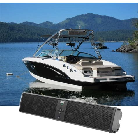 MTX Six-Speaker Bluetooth Marine Boat Overhead Wakeboard Tower Soundbar System - Walmart.com ...