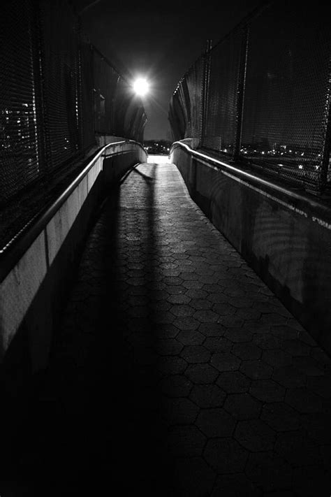 Pedestrian Overpass At Night Photograph by Adam Garelick | Fine Art America