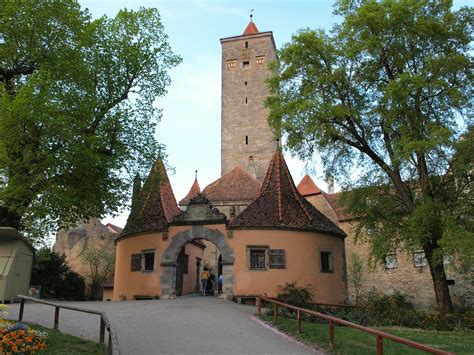 Castle Gardens (Burggarten), Rothenburg ob der Tauber, Germany - GoVisity.com