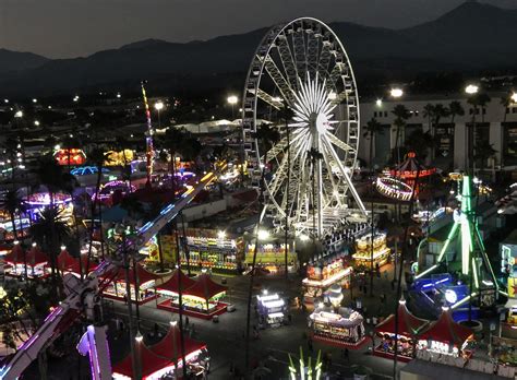 Carnival Rides At Night Free Stock Photo - Public Domain Pictures