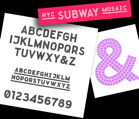 NYC Subway Font :: Behance