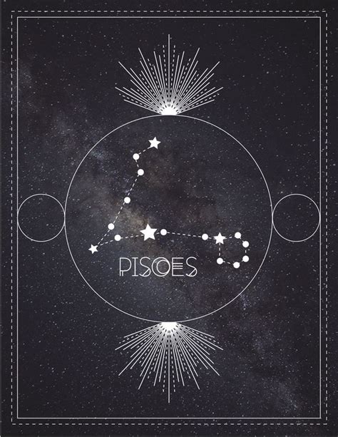 Pisces Zodiac Constellation Art Print by Forest Rain Designs | Constellations art print ...