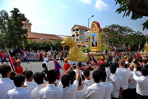 Cambodia King Norodom Sihanouk funeral procession... incredible experience All rights reserved ...