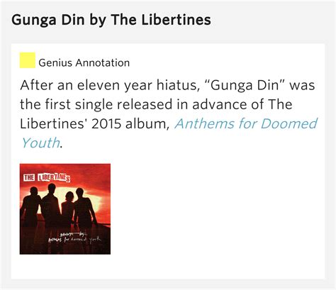 Gunga Din – Gunga Din Lyrics Meaning