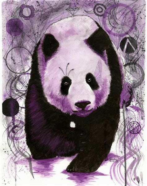 Purple Panda by Cindy-R on DeviantArt