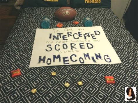 Fun and easy way to answer back to a football player. I barely had time ...