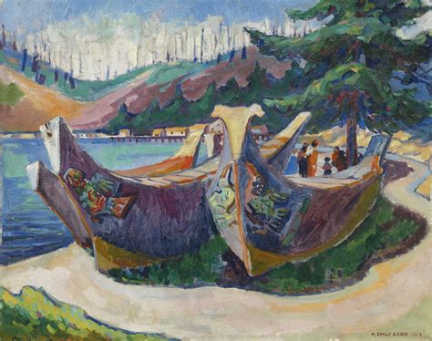 War Canoes, Alert Bay by Emily Carr | Obelisk Art History