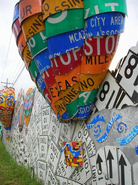 PennDOT Road Sign Sculpture Garden – Meadville, Pennsylvania - Atlas Obscura Sculpture Garden ...